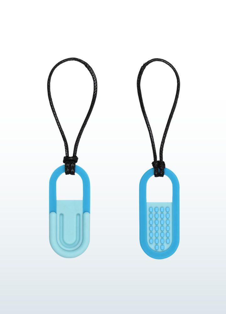 Chewy fidget Zen in Cool Mint – veilig, voedselveilig siliconen