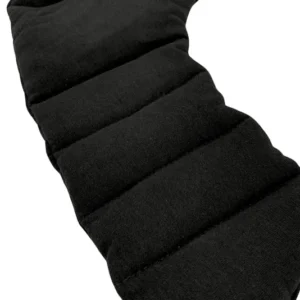 Zachte verzwaarde kraag close-up van materiaal