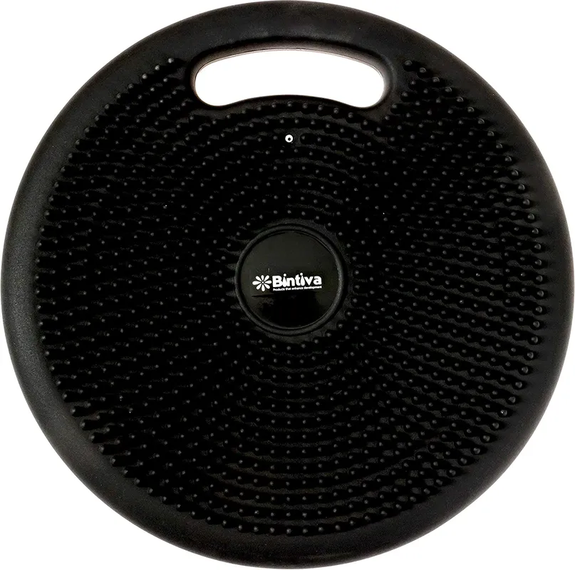 Zwart wiebelkussen met handvat en antislipstructuur van Bintiva